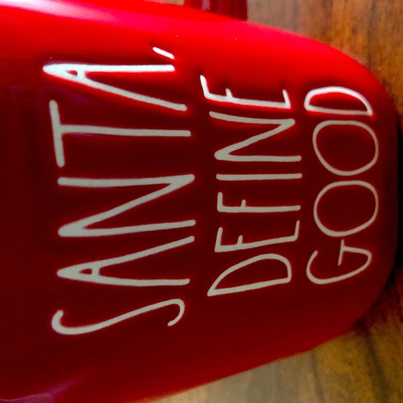 Rae Dunn Other - Rae Dunn 'Santa Define Good' Decorative Mug